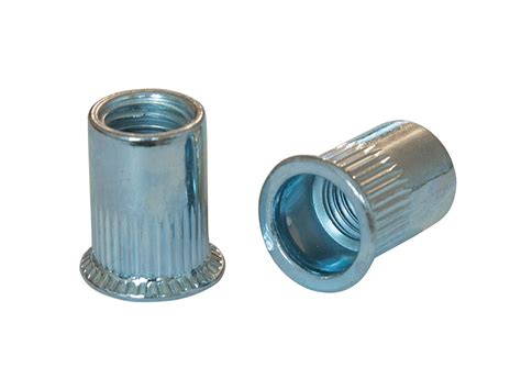 Гайка Клепальная Открытая Рифленная с Уменьшенной Потайной Головкой М10 ...