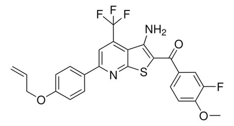 6 4 ALLYLOXY PHENYL 3 AMINO 4 TRIFLUOROMETHYL THIENO 2 3 B PYRIDIN