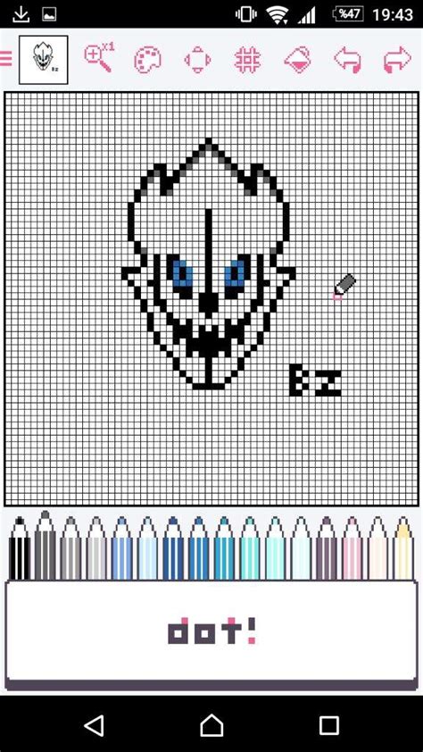 Gaster Blaster  Pixel Art Amino