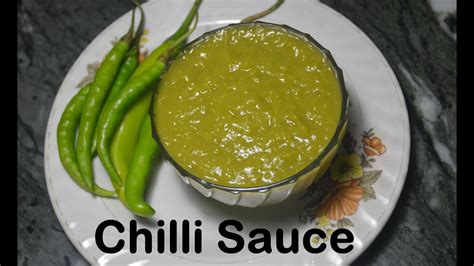 Green Chilli Sauce ग्रीन चिली सॉस 5 मिनट में बनके तैयार Easy Preparation Of Green Chilli