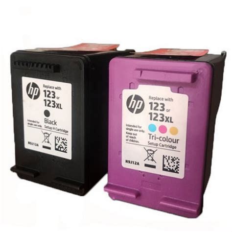 HP 123 Tri Color Original Ink Cartridge Accent Distribution