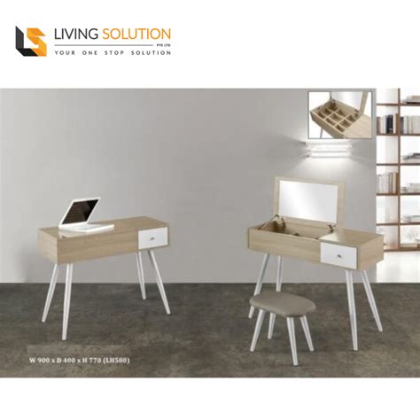 Aora Study Table Dresser Table Living Solution Pte Ltd