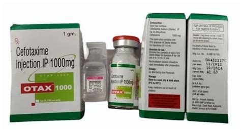 Otax 1000mg Inj Cefotaxime 1000mg Inj At Rs 40 Piece In Mumbai ID