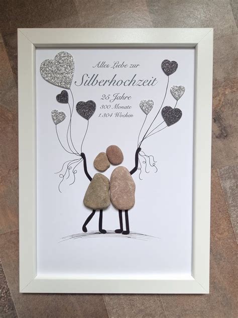 Silberhochzeit 25 Jahre Brautpaar Liebe 25 Hochzeitstag Etsy De Rock