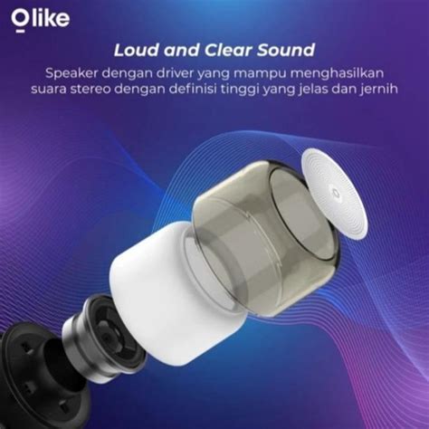 Jual Terbaru Olike Rgb Portable Bluetooth Speaker Rgb Light Olike Sf