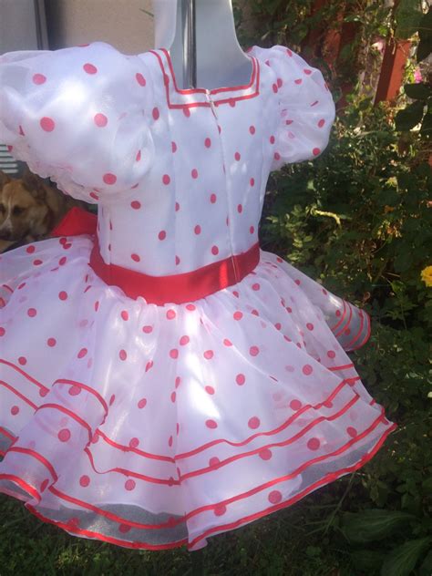 Petty Shirley Temple Dress White Polka Dot By Myprincessplace