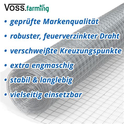 M Voss Farming Volierendraht Drahtgitter H He Cm X X Mm