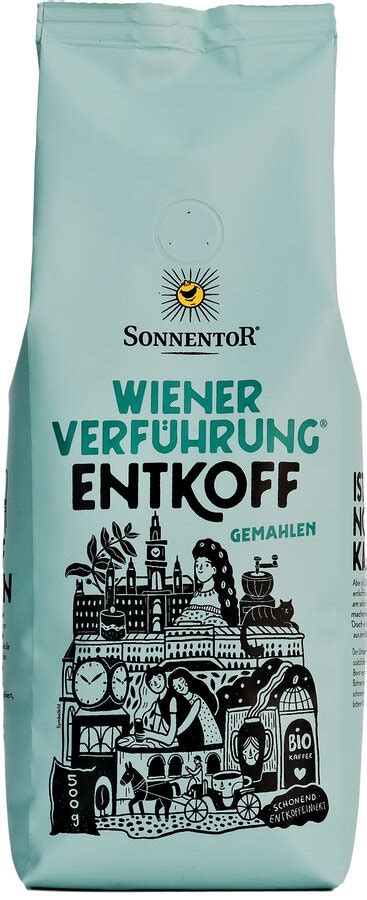 Sonnentor Kaffee Gemahlen Entkoffeiniert Wiener Verf Hrung Bio G