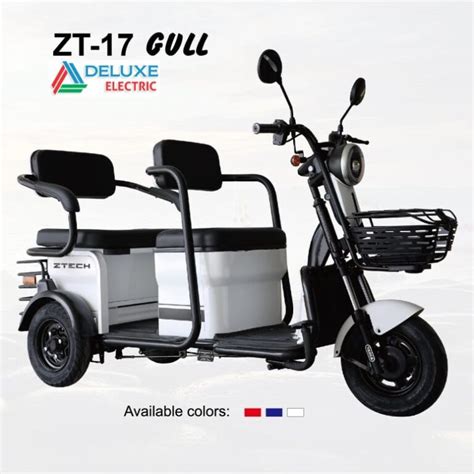 Tricicleta Electrica ZTECH ZT 17 Cu 2 Locuri Motor 1 300W Acumulator