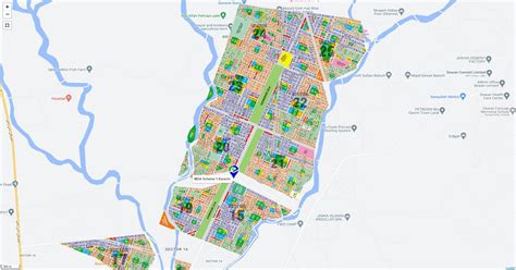 New Malir Housing Scheme Karachi Map Mda Scheme Map