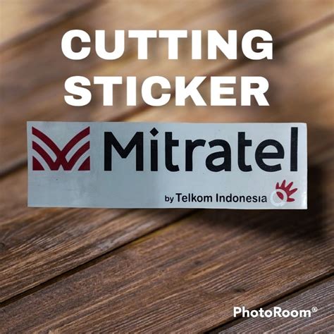 Jual Cutting Sticker Logo Mitratel By Telkom Indonesia Shopee Indonesia