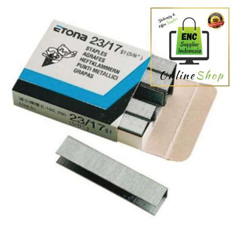 Jual Etona Box Isi Stapler No Refil Staples No