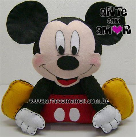 Mickey De Feltro Molde Mickey Artesanato Da Disney