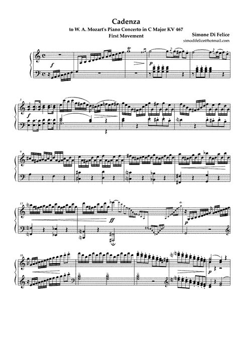 Piano Concerto No In C Major K Mozart Wolfgang Amadeus