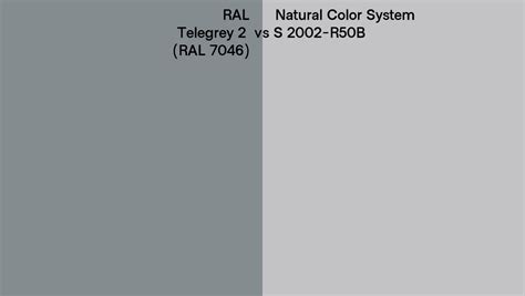 Ral Telegrey Ral Vs Natural Color System S R B Side By