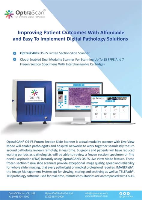 Ppt Optrascan Os Fs Frozen Section Scanner Powerpoint Presentation