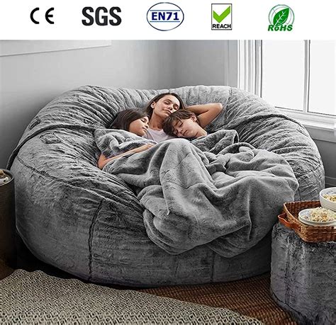 Giant Fluffy Bean Bag Chair Clearance Fabricadascasas