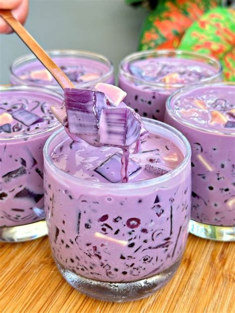 Gawa Tayo Ng Masarap At Creamy Na Ube Cheese Sago Jelly Salad Save