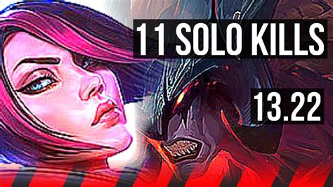 FIORA Vs AATROX TOP 11 Solo Kills 300 Games KR Diamond 13 22