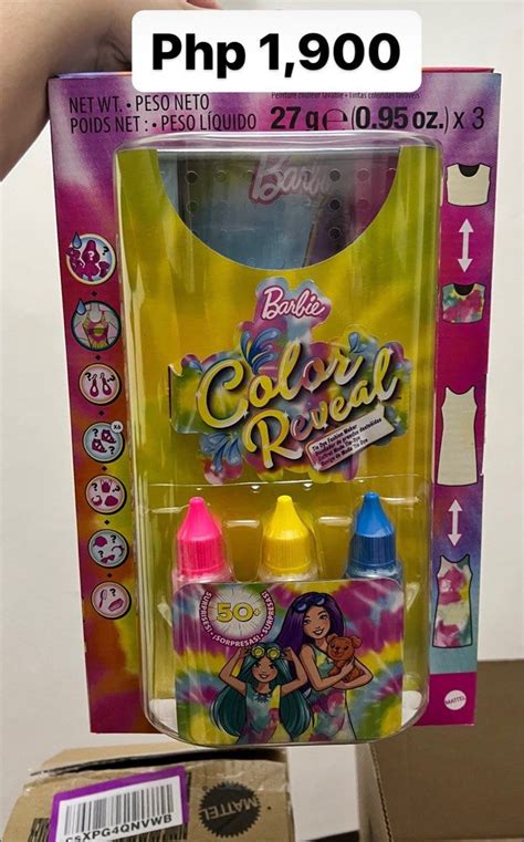 Barbie Color Reveal Tie Dye Gift Set Hobbies Toys Toys Games On