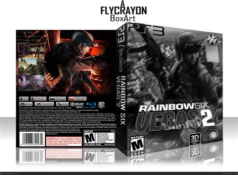 Viewing full size Tom Clancy's Rainbow Six Vegas 2 box cover