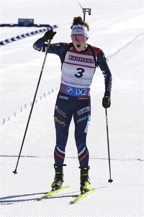 Trophée des sportifs Lou Jeanmonnot élue sportive du mois de mars dans