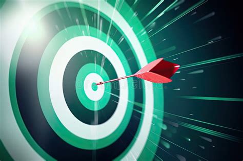 Arrow Hit Right On Target Business Success Growth Generative Ai