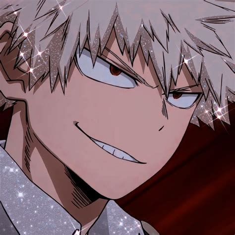 Bakugou Katsuki Mha Bnha Iconos De Anime Bakugou Brillante Fondo The