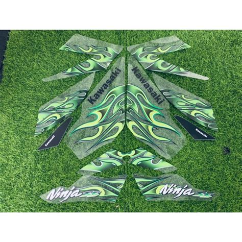 Transparent Striping Ninja Ss Ninja R Motif Flame Color Variant