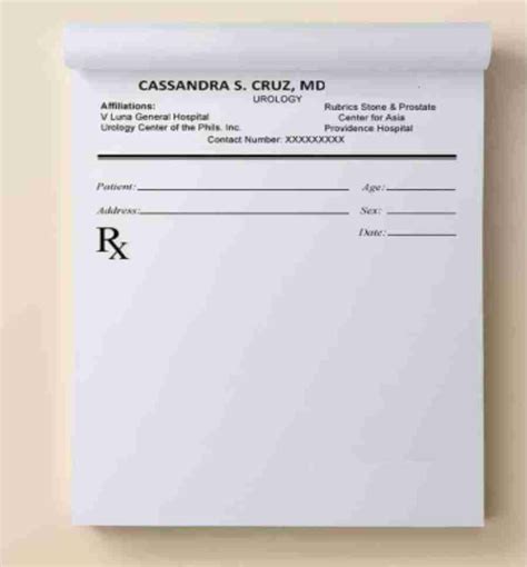 Prescription Pad