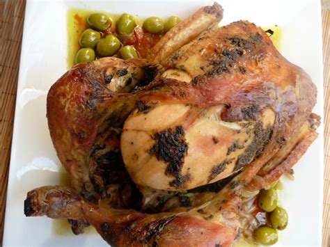 Poulet rôti à la marocaine