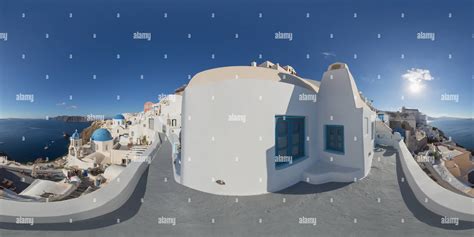 360° view of Oia Santorini, Greece - Alamy