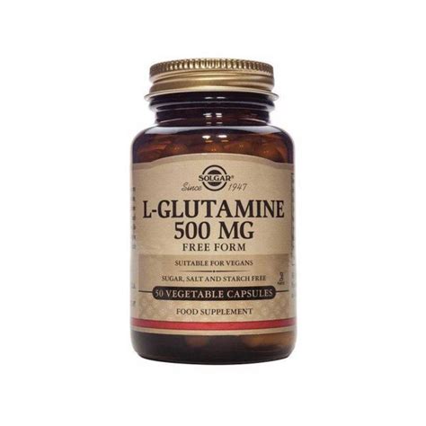 Solgar L Glutamine Mg Vegetable Capsules Dolans Pharmacy