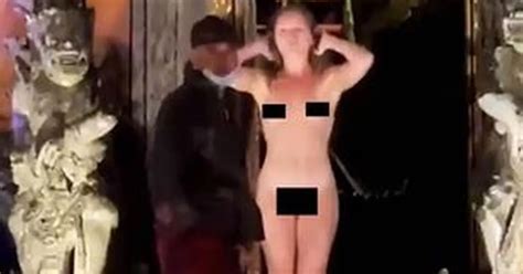 German Tourist Arrested After Stripping Naked And Gatecrashing Bali