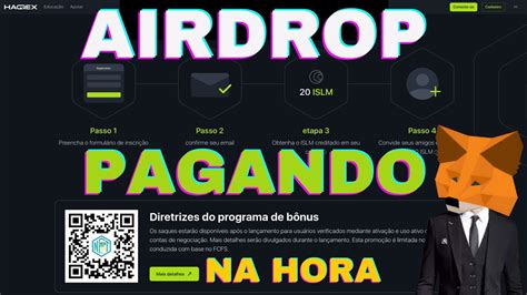 Airdrop Pagando Na Hora Dezenas E At Moedas Islm Islamic Coin