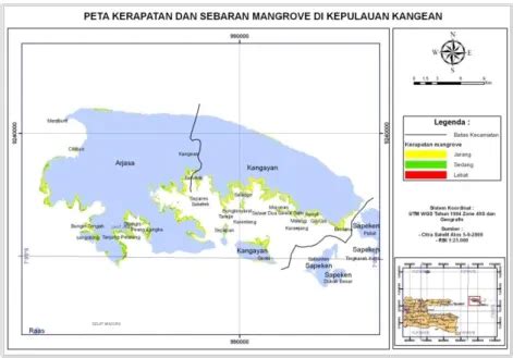 Pemetaan Kerapatan Mangrove Di Kepulauan Kangean Menggunakan Algoritma Ndvi