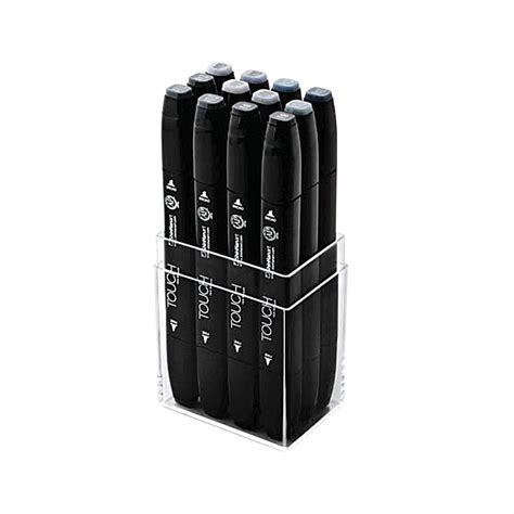 BUY Shinhan Touch Twin Tip Marker Set 12 Bl Gry