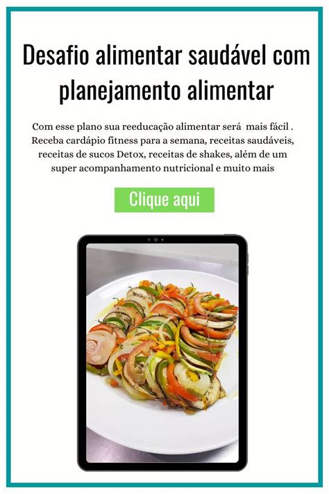 Ebook Receitas Fitness E Cardapio Semanal Saudavel Food Green