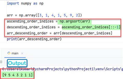 How To Use Np Argsort In Descending Order In Python 2 Ways Python