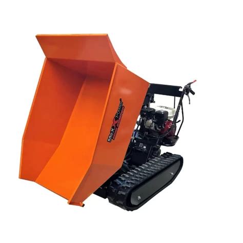 Honda Gx200 Hydraulic Tip Track Dumper 12 Ton Load Capacity Gas Power