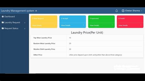 Laundry Management System MERN Stack Project Showcase And Demo