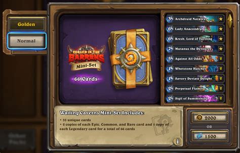 Shop Older Mini Sets Hearthstone Top Decks