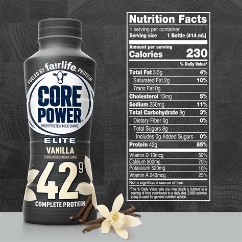 Core Power Elite 42g Vanilla Protein Drink 14 Fl Oz Shipt