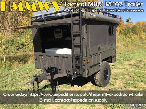 Military HMMWV Tactical M1101 M1102 Trailer Adventure Camper ...