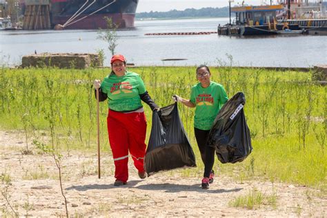 Porto De Lenha Projeto Orla Limpa Da Atem Recolhe Mais De Uma