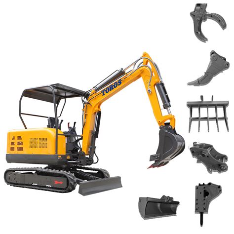 Toros Te T Lower Fuel Consumption Mini Excavator Used In Forest Farm