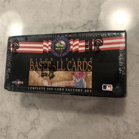 1992 CLASSIC BEST MINOR LEAGUE BASEBALL CARDS SEALED BOX EBay