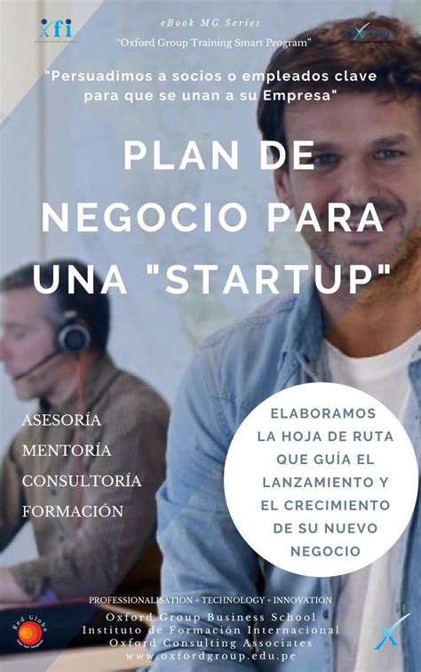 Plan De Negocio Para Una Startup Oxford Group Asesor A Consultor A