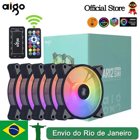 Aigo Ar Mm Computador Caso Ventilador Rgb Dissipador De Calor