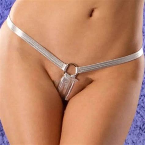 Tanga Sexy Brillante Para Mujer Ropa Interior Er Tica De Tiro Bajo Con